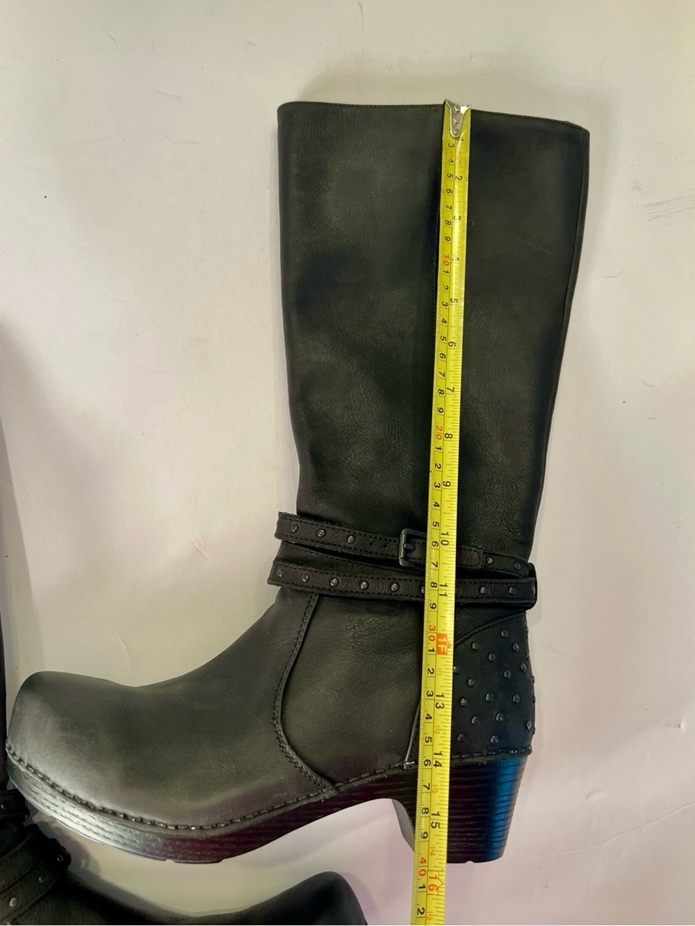 DANSKO Myra Black Studded Mid-Calf Women's Boot - Picture 12 of 16